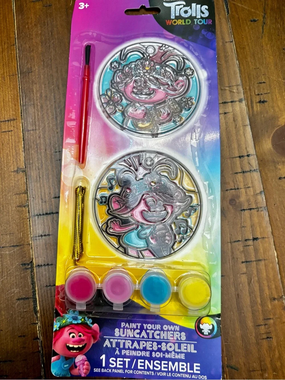 Disney 3piece set-Troll Suncatchers, Frozen, Moana & others on 2 DIY mobile sets